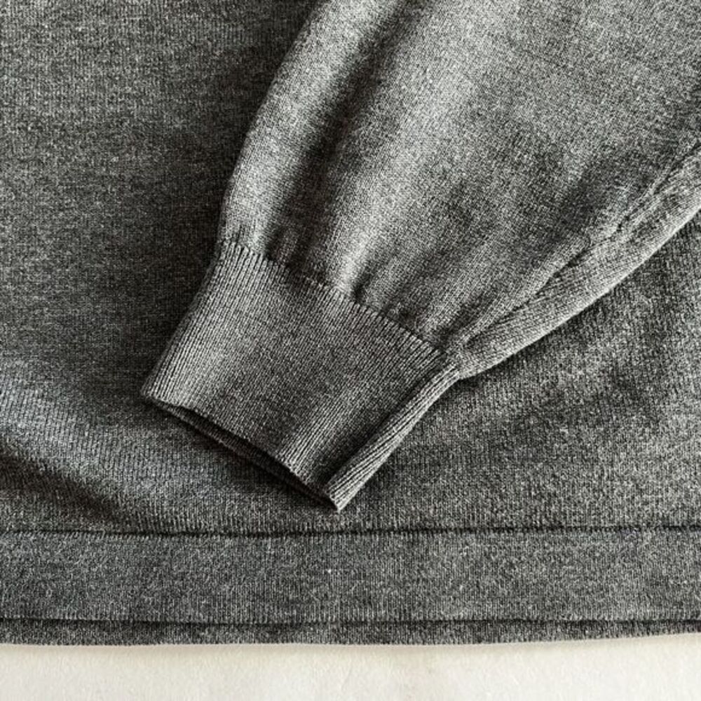 Tommy Bahama Mens Long Sleeve Modal/Cotton 2 Button Placket Sweater Gray‎ Medium - Picture 5 of 11